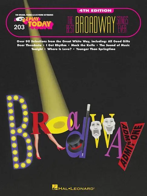 Cover: 9780793506255 | The Best Broadway Songs Ever | E-Z Play Today Volume 203 | Corp | Buch