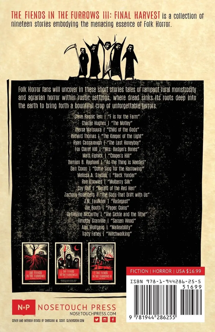 Rückseite: 9781944286255 | The Fiends in the Furrows III | Final Harvest | David T. Neal (u. a.)