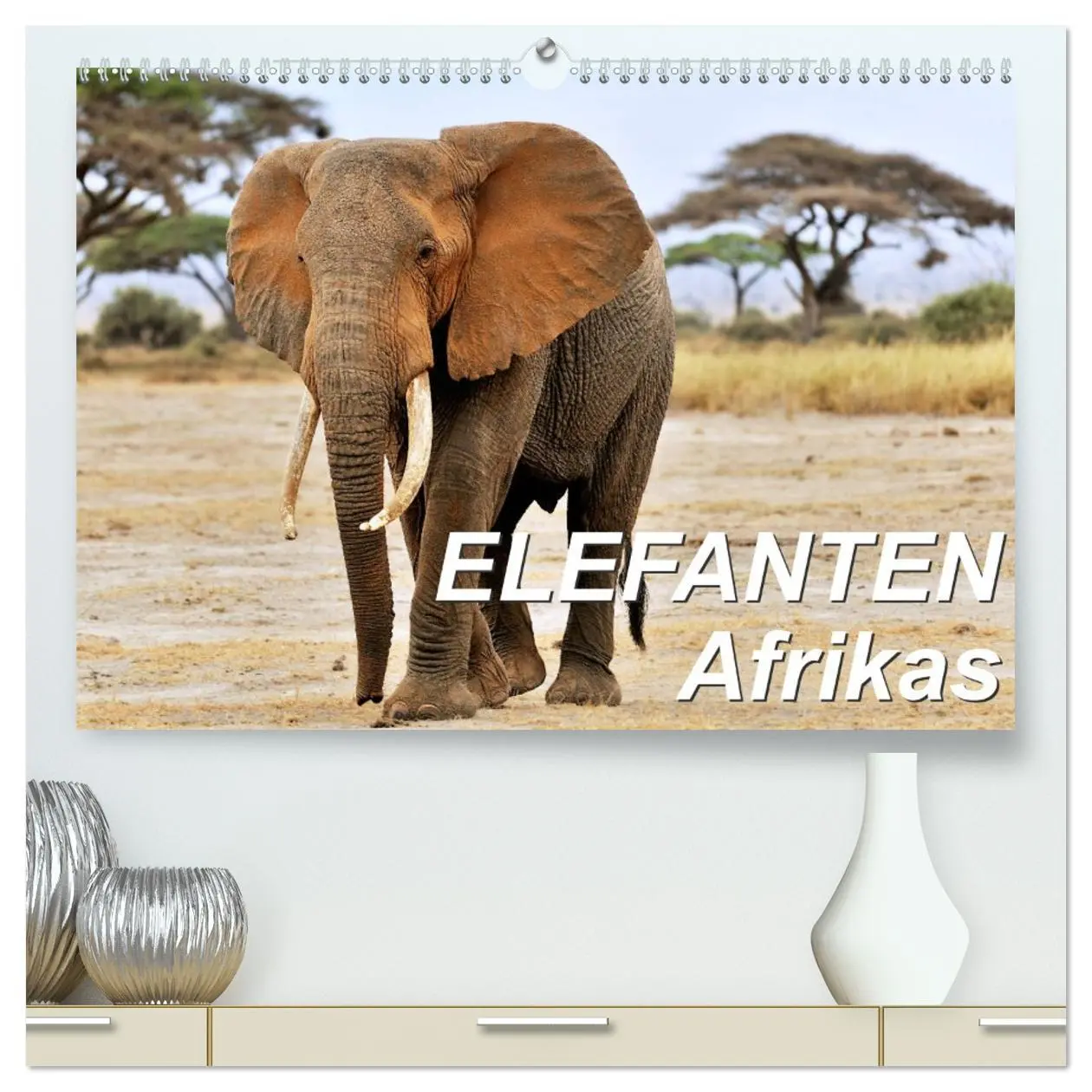 Cover: 9783457766255 | Elefanten Afrikas (hochwertiger Premium Wandkalender 2026 DIN A2...