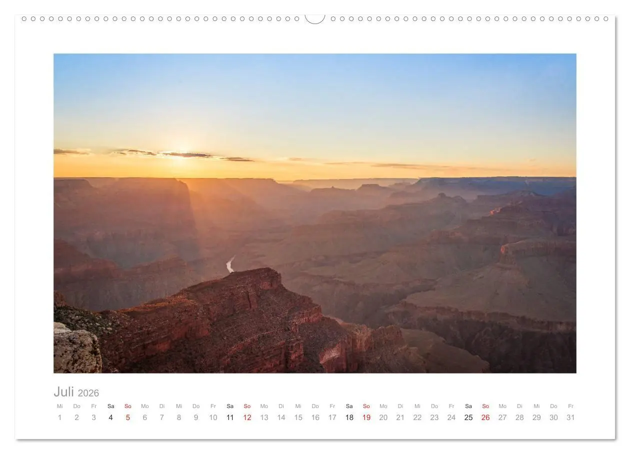 Bild: 9783457836255 | Wunderschönes Amerika (Wandkalender 2026 DIN A2 quer), CALVENDO...