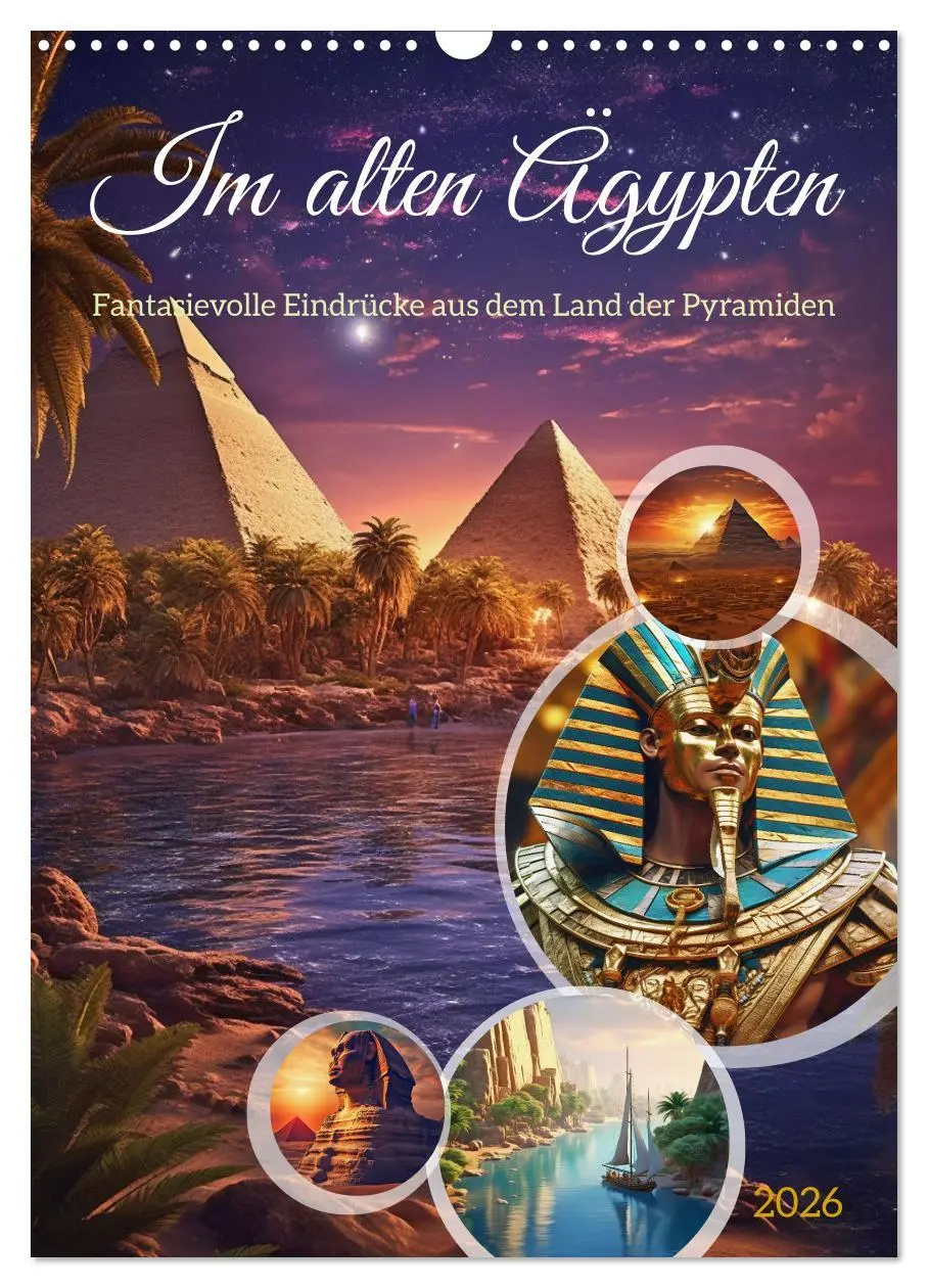Cover: 9783516306255 | Im alten Ägypten (Wandkalender 2026 DIN A3 hoch), CALVENDO...
