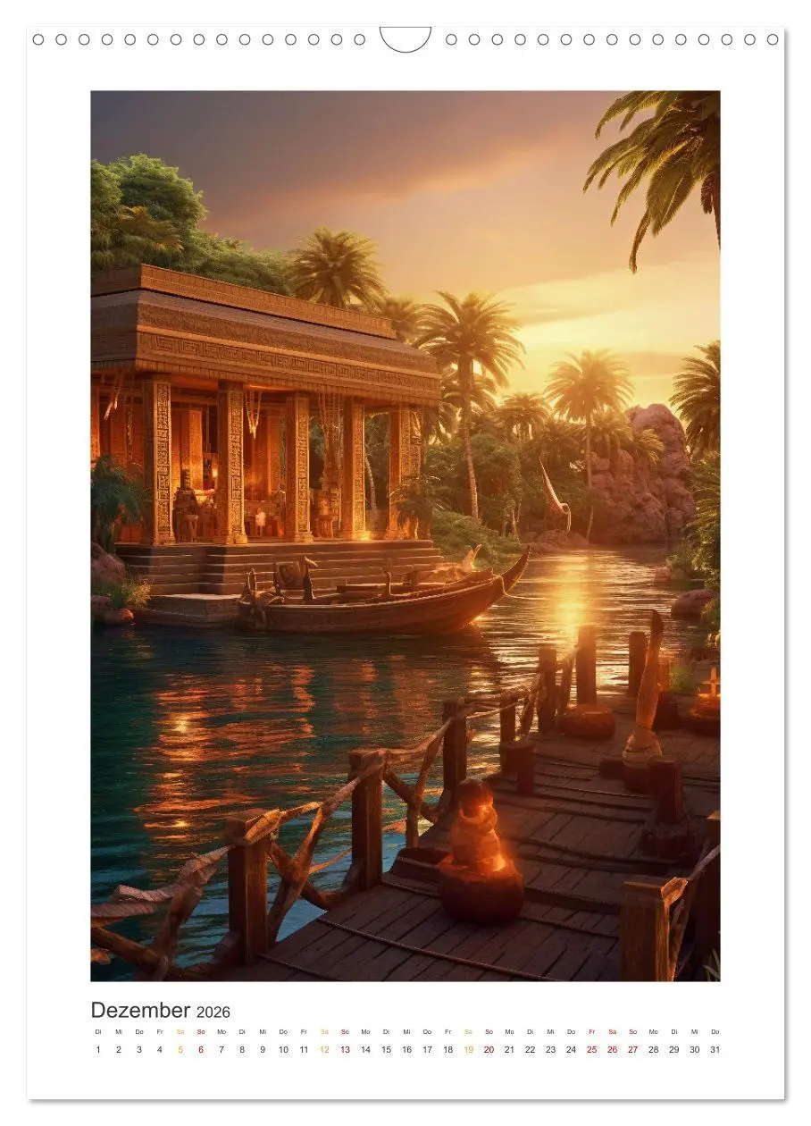 Bild: 9783516306255 | Im alten Ägypten (Wandkalender 2026 DIN A3 hoch), CALVENDO...
