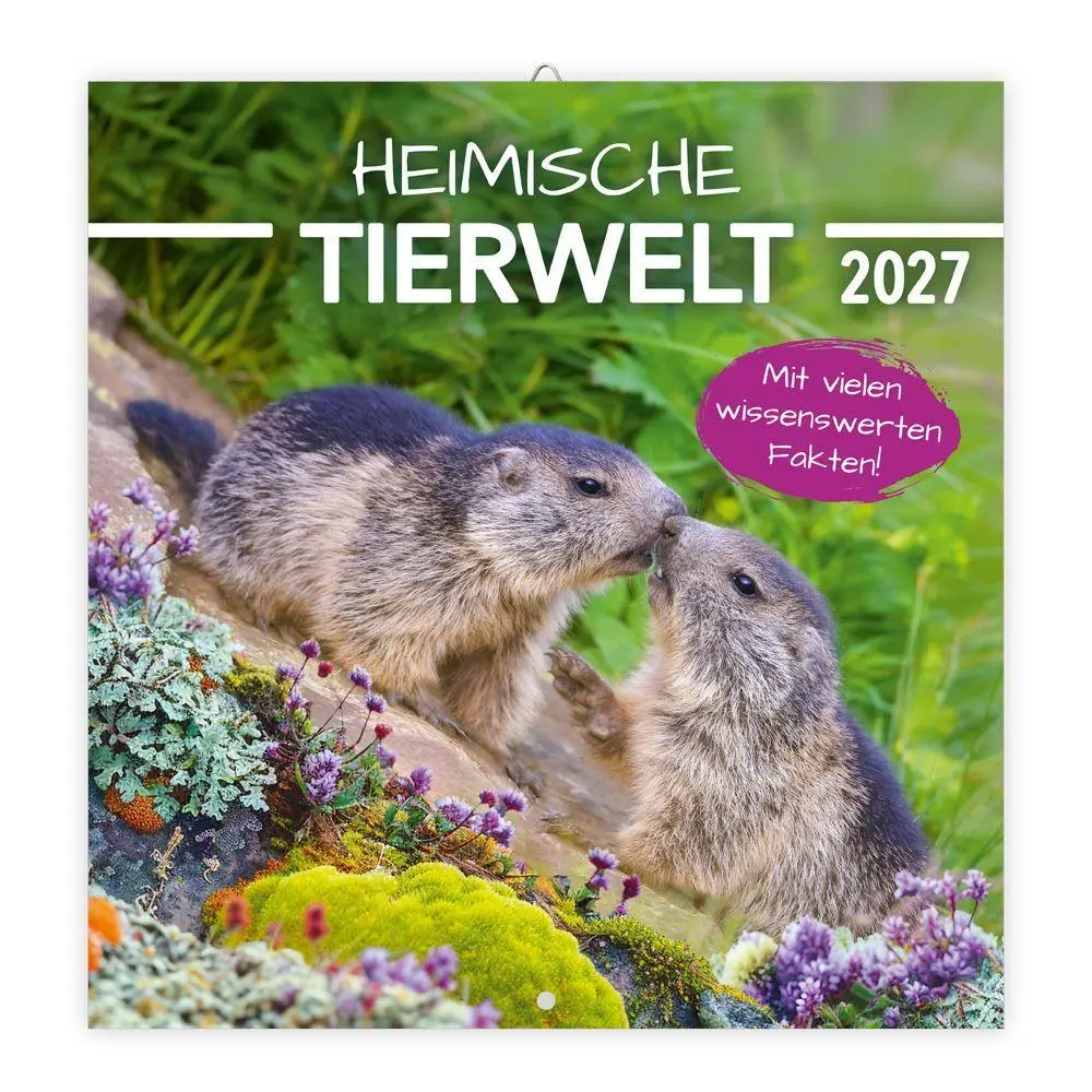 Cover: 9783988026255 | TRÖTSCH - Broschürenkalender Heimische Tierwelt 2027 | Wandplaner | KG
