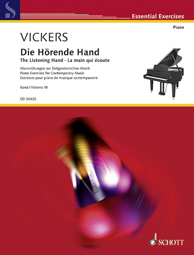 Cover: 9790001176255 | The Listening Hand Vol. 3 | Piano Exercises for Contemporary Music