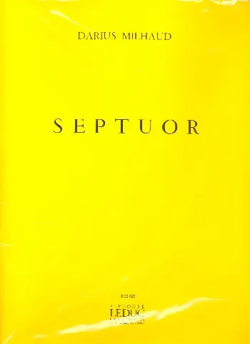 Cover: 9790047336255 | Septuor a cordes pour 2 violons, 2 altos, 2 violon- celles et...