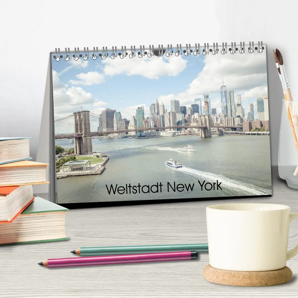 Bild: 9783457756355 | Weltstadt New York (Tischkalender 2026 DIN A5 quer), CALVENDO...
