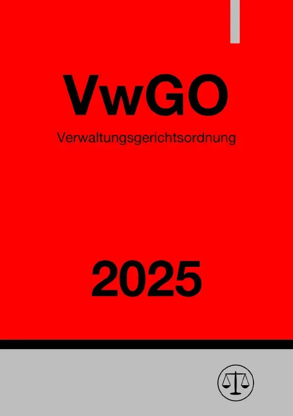 Cover: 9783818726355 | Verwaltungsgerichtsordnung - VwGO 2025 | DE | Ronny Studier | Buch