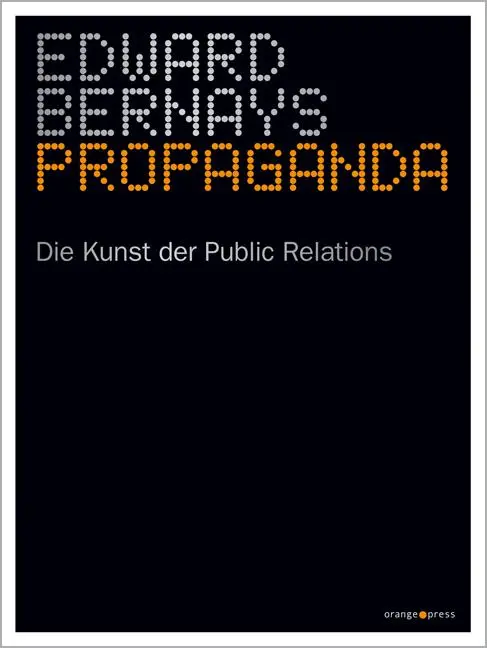 Cover: 9783936086355 | Propaganda | Die Kunst der Public Relations | Edward Bernays | Buch