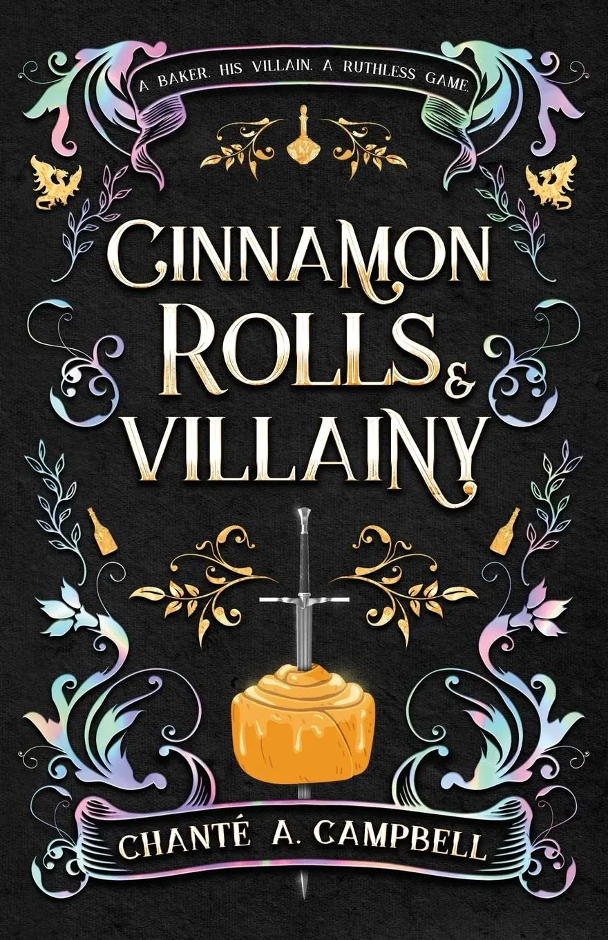 Cover: 9781735376455 | Cinnamon Rolls and Villainy | An Enemies to Lovers Fantasy Romance