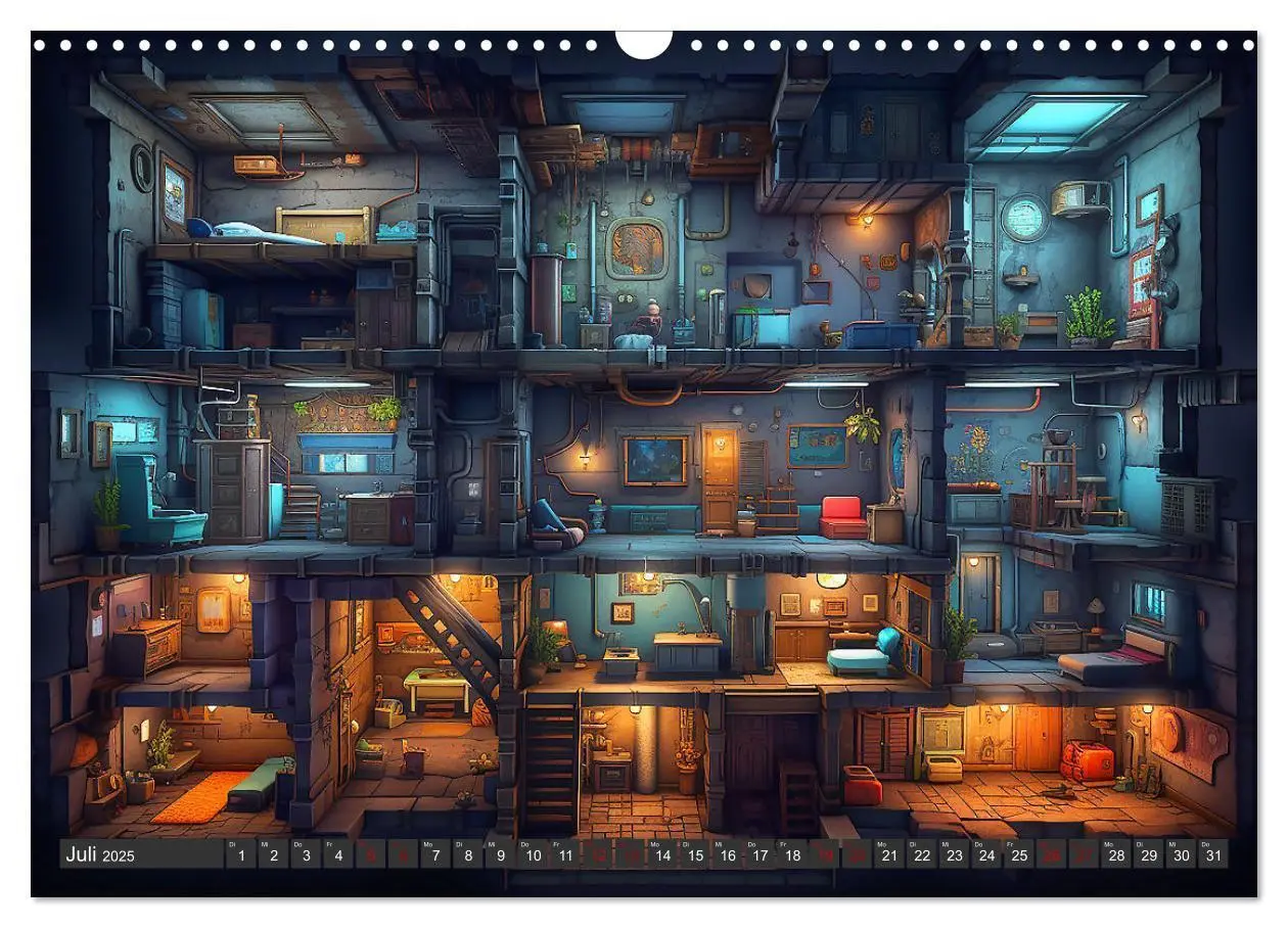 Bild: 9783383876455 | Gamer Nostalgie (Wandkalender 2025 DIN A3 quer), CALVENDO...