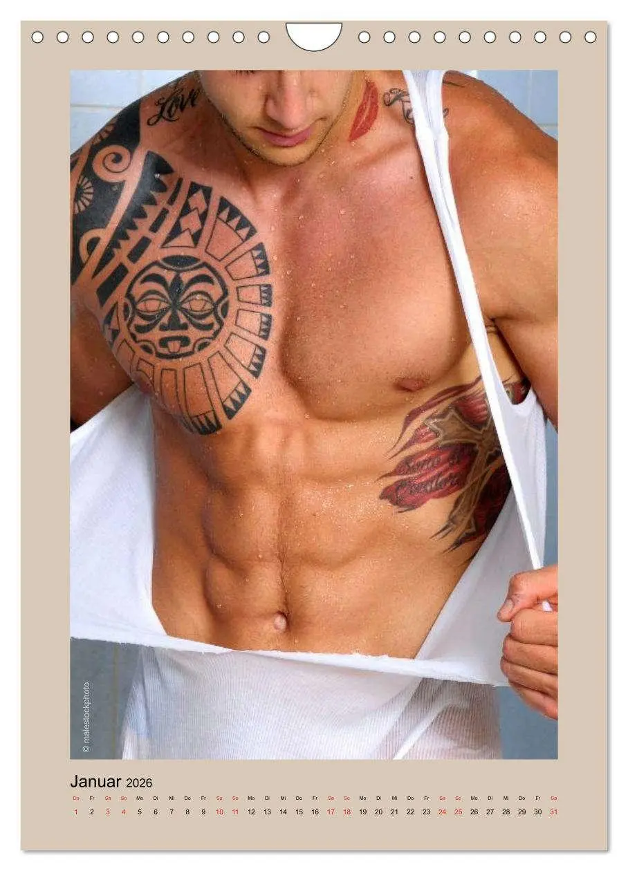 Bild: 9783457296455 | Torso - Männer 2026 (Wandkalender 2026 DIN A4 hoch), CALVENDO...
