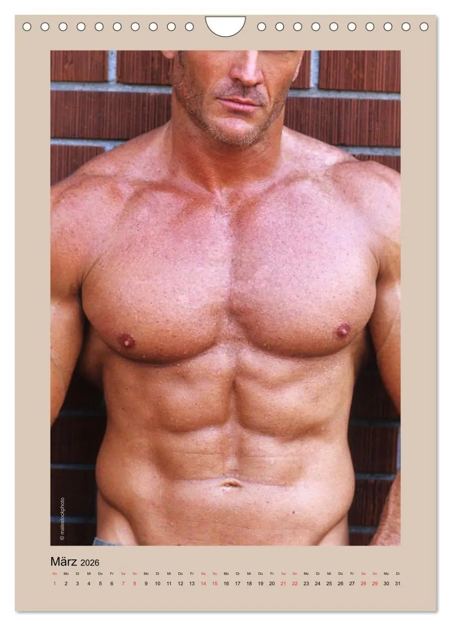 Bild: 9783457296455 | Torso - Männer 2026 (Wandkalender 2026 DIN A4 hoch), CALVENDO...