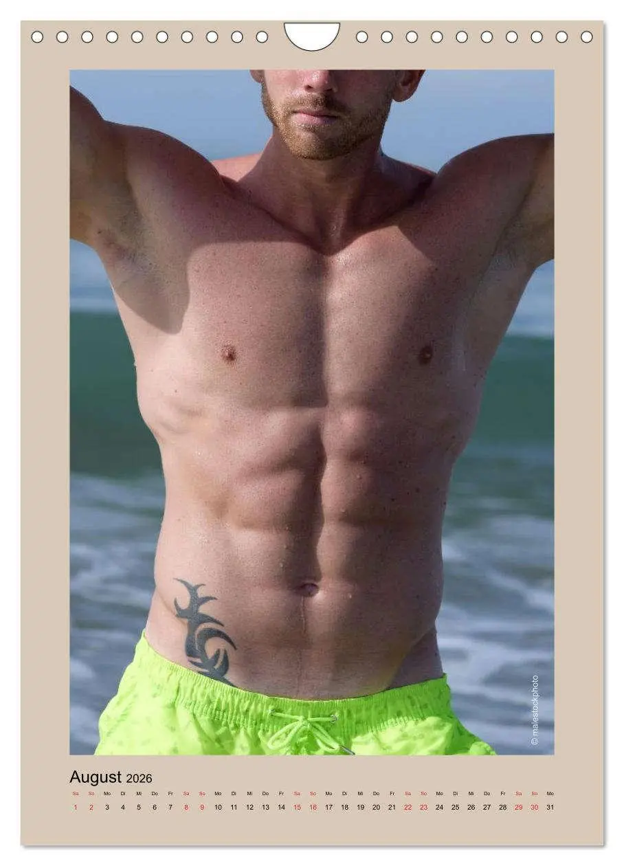 Bild: 9783457296455 | Torso - Männer 2026 (Wandkalender 2026 DIN A4 hoch), CALVENDO...