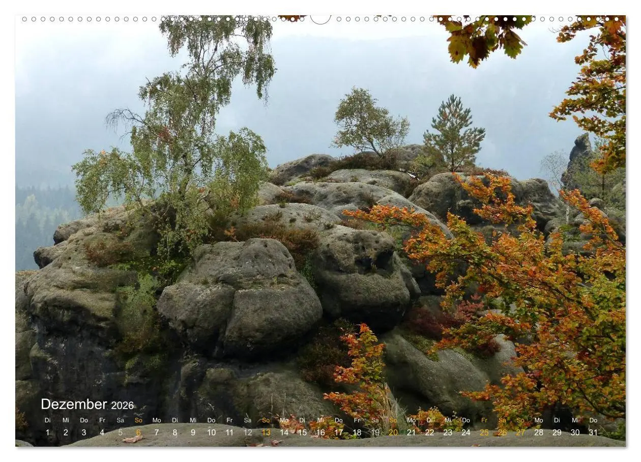 Bild: 9783457986455 | ElbsandSTEIN, kunstwerk der natur (Wandkalender 2026 DIN A2 quer),...