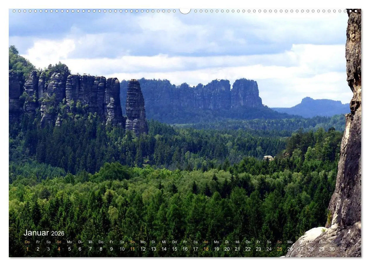 Bild: 9783457986455 | ElbsandSTEIN, kunstwerk der natur (Wandkalender 2026 DIN A2 quer),...