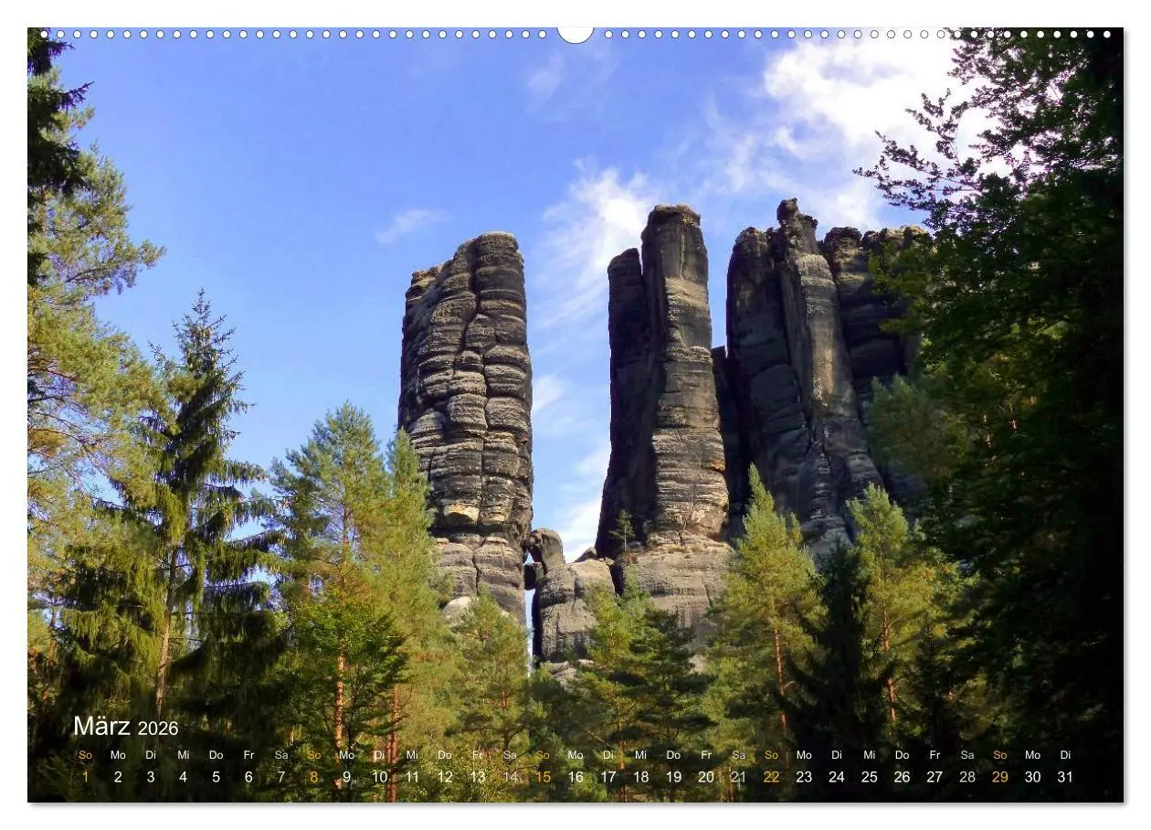 Bild: 9783457986455 | ElbsandSTEIN, kunstwerk der natur (Wandkalender 2026 DIN A2 quer),...