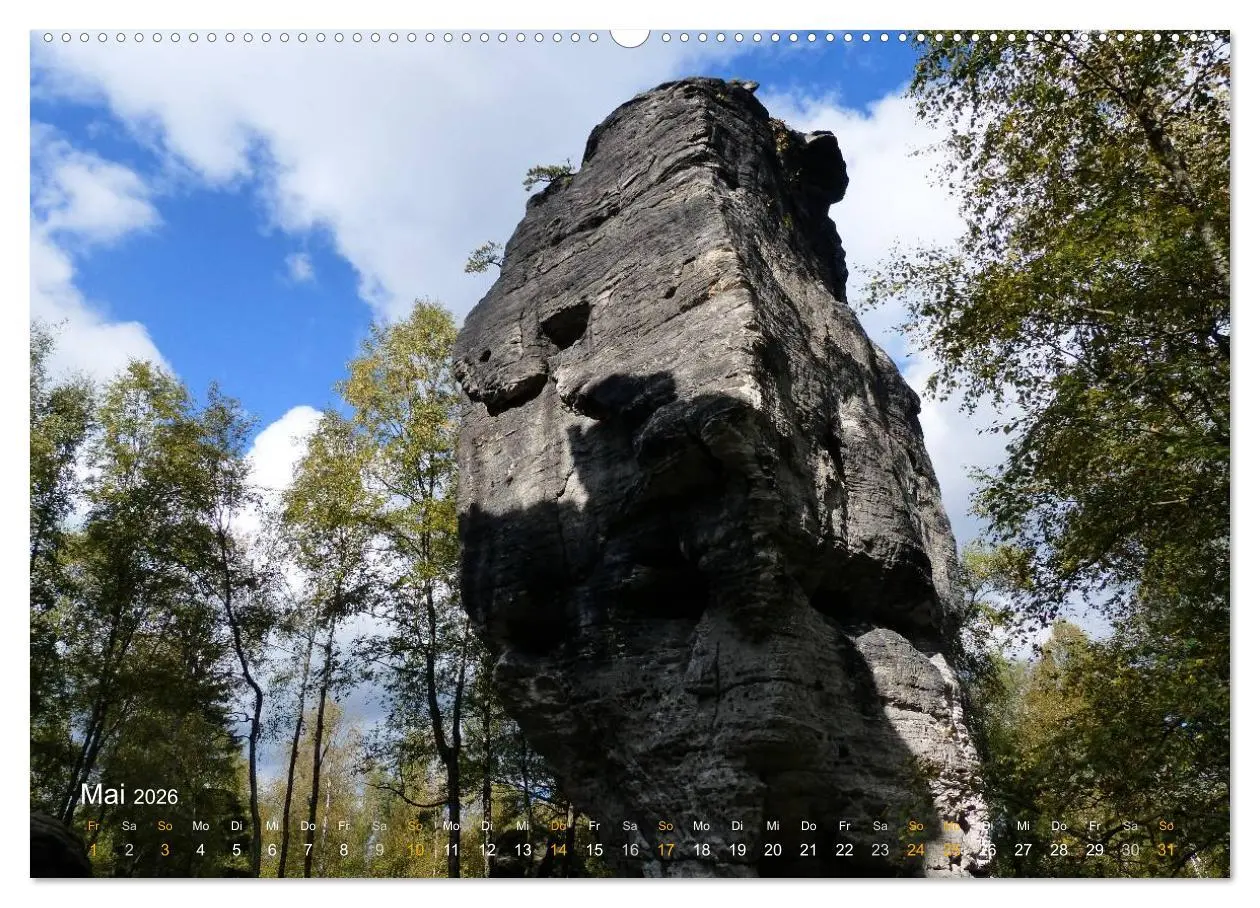 Bild: 9783457986455 | ElbsandSTEIN, kunstwerk der natur (Wandkalender 2026 DIN A2 quer),...