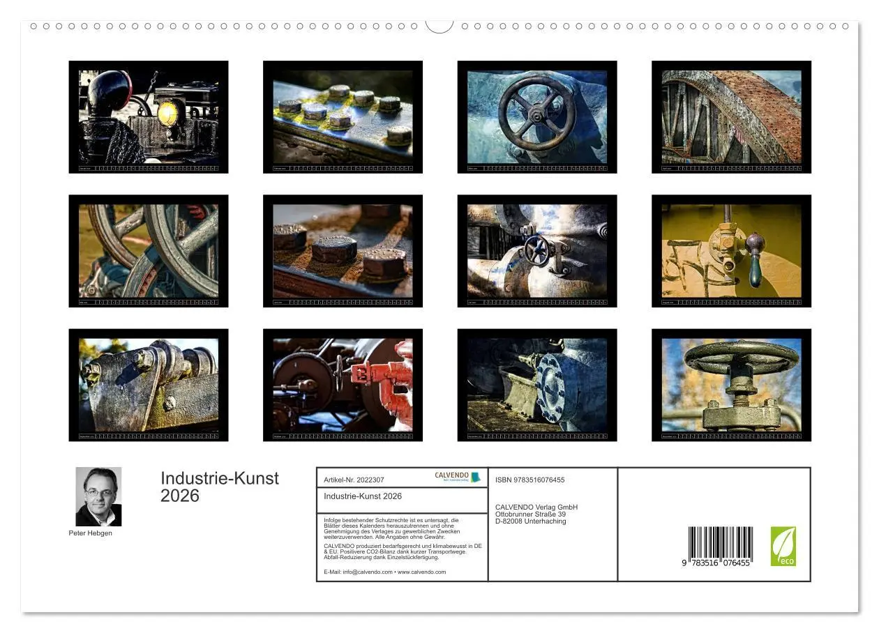 Bild: 9783516076455 | Industrie-Kunst 2026 (hochwertiger Premium Wandkalender 2026 DIN A2...