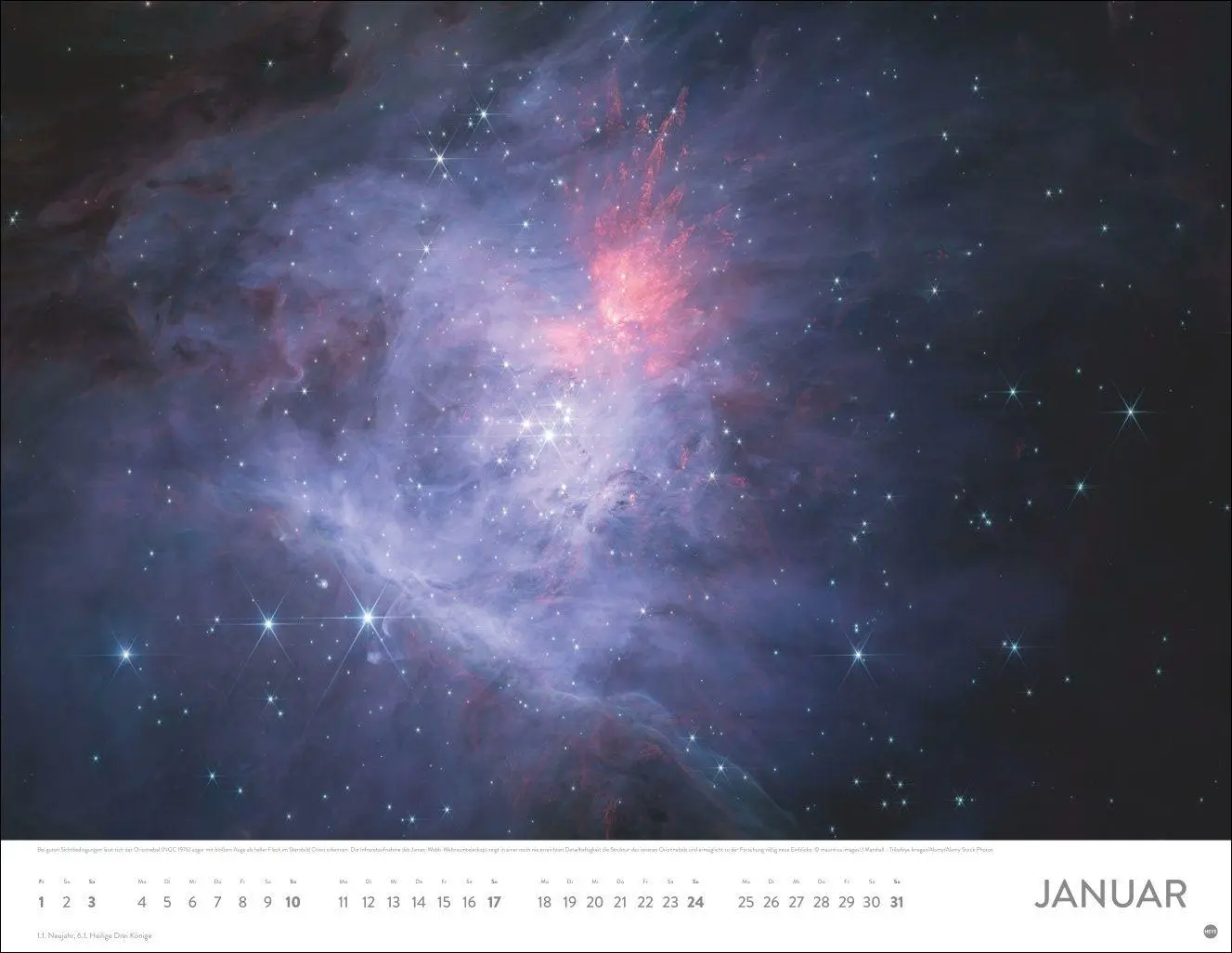 Bild: 9783756416455 | Das Universum Posterkalender 2027 | Heye | Kalender | Spiralbindung