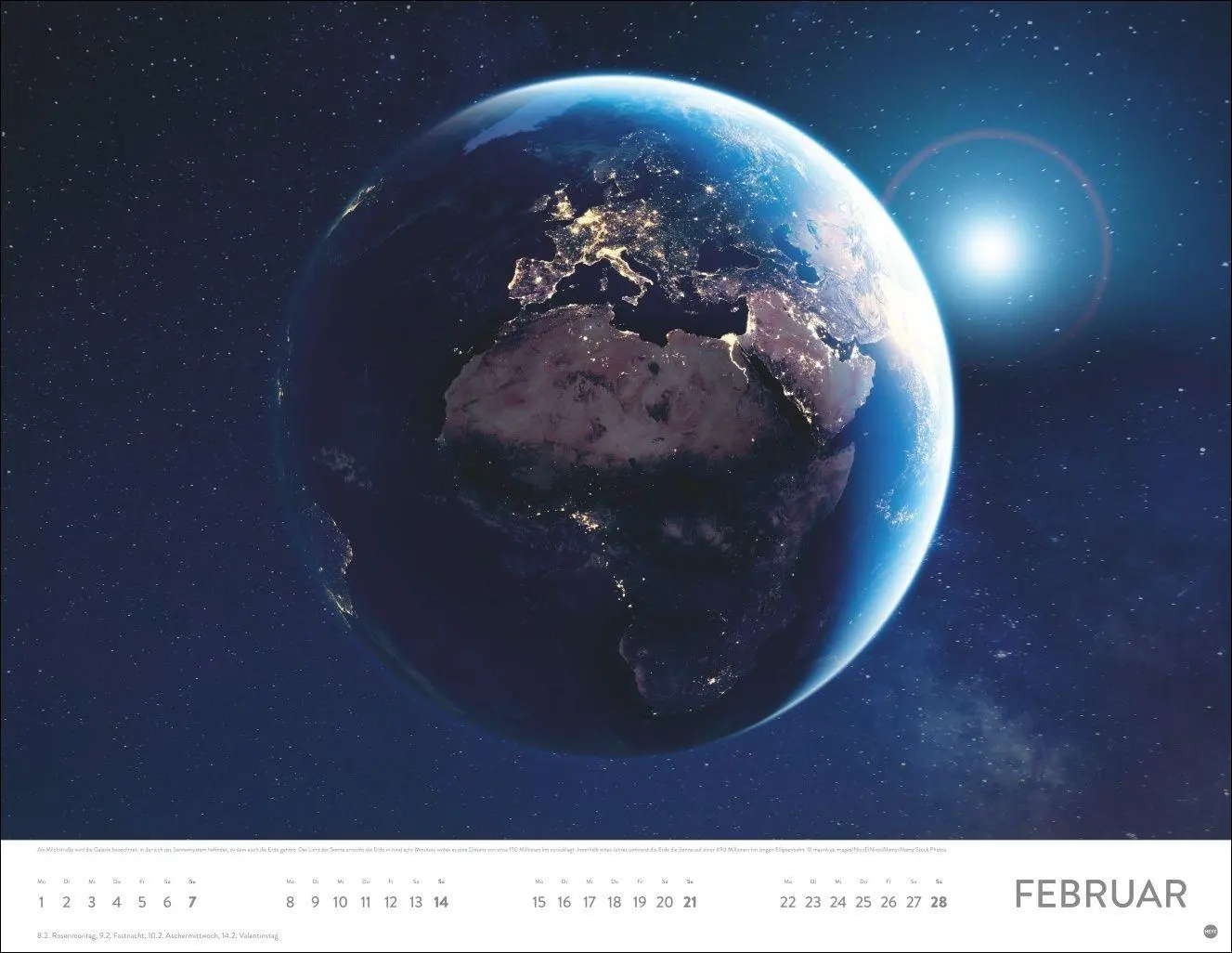 Bild: 9783756416455 | Das Universum Posterkalender 2027 | Heye | Kalender | Spiralbindung