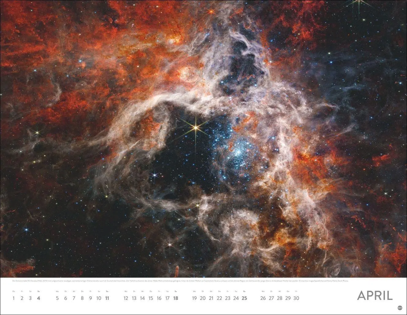 Bild: 9783756416455 | Das Universum Posterkalender 2027 | Heye | Kalender | Spiralbindung