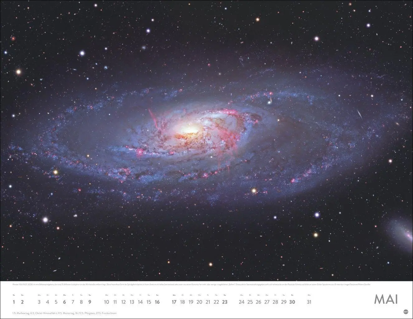 Bild: 9783756416455 | Das Universum Posterkalender 2027 | Heye | Kalender | Spiralbindung