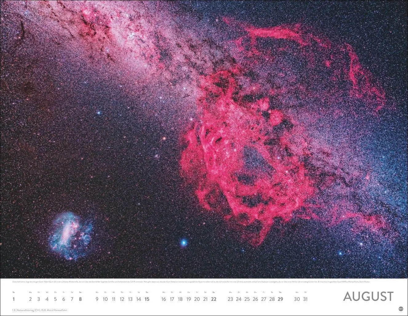 Bild: 9783756416455 | Das Universum Posterkalender 2027 | Heye | Kalender | Spiralbindung
