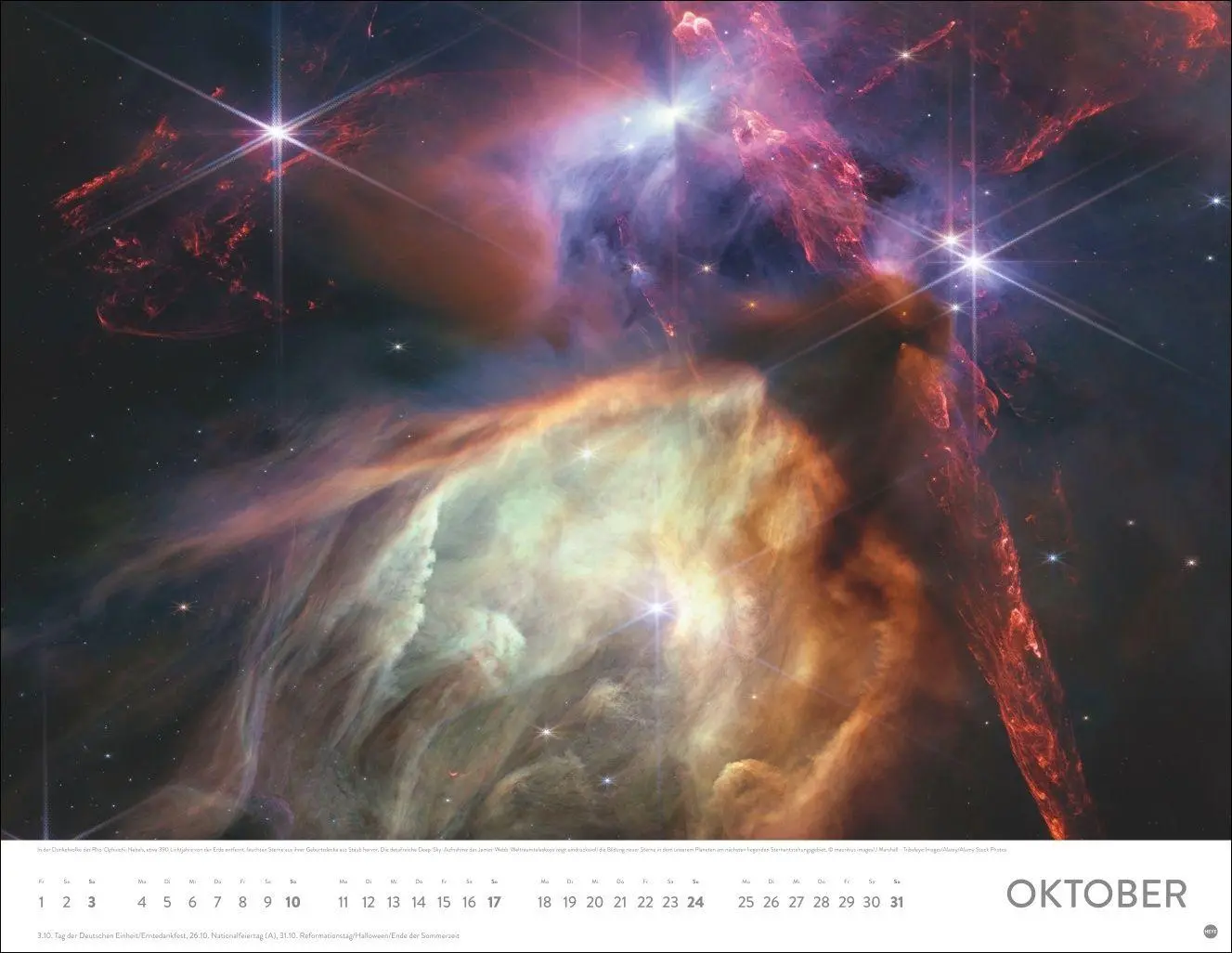 Bild: 9783756416455 | Das Universum Posterkalender 2027 | Heye | Kalender | Spiralbindung