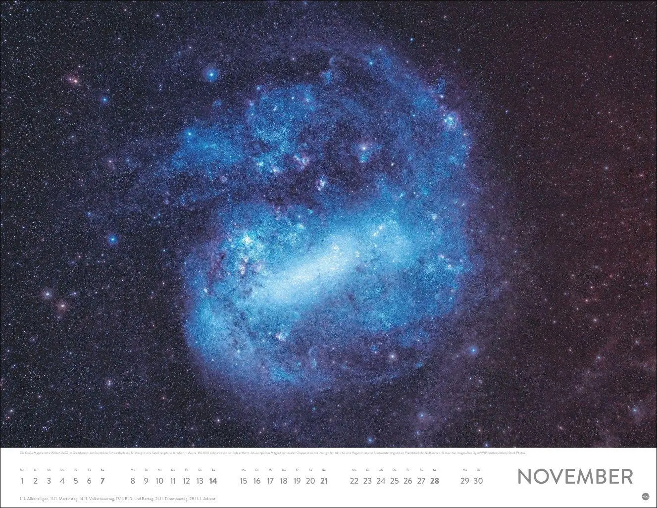Bild: 9783756416455 | Das Universum Posterkalender 2027 | Heye | Kalender | Spiralbindung