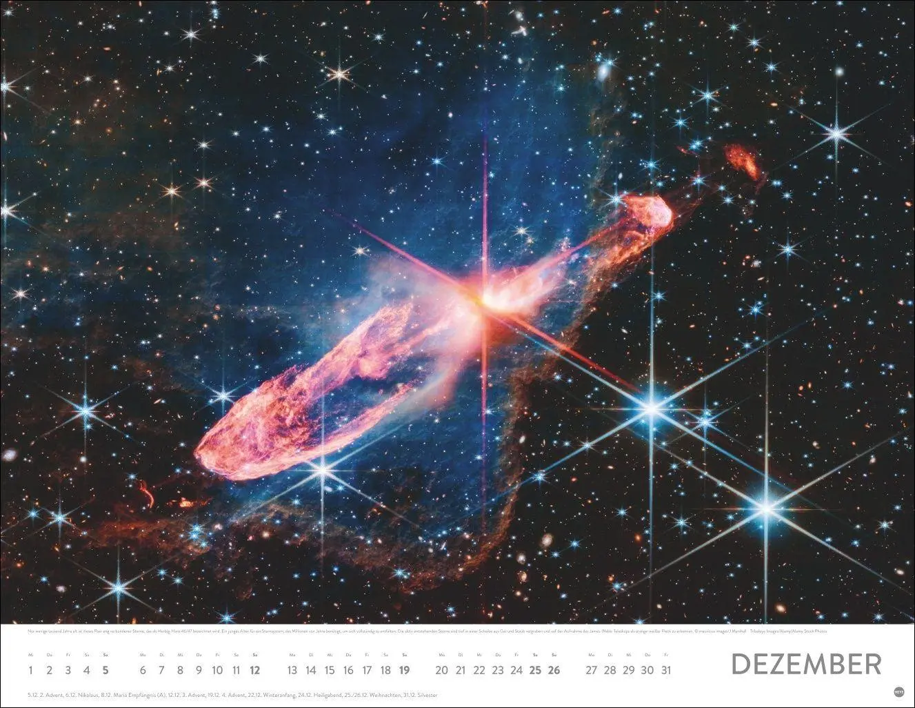 Bild: 9783756416455 | Das Universum Posterkalender 2027 | Heye | Kalender | Spiralbindung
