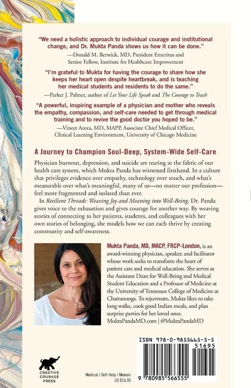 Rückseite: 9780985566555 | Resilient Threads | Weaving Joy and Meaning into Well-Being | Panda