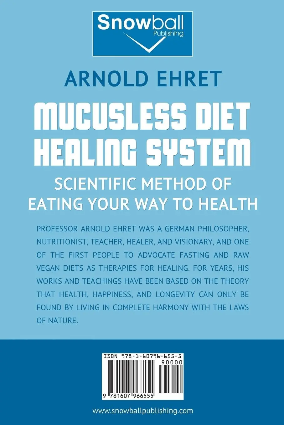 Rückseite: 9781607966555 | Mucusless Diet Healing System | Arnold Ehret | Taschenbuch | Englisch