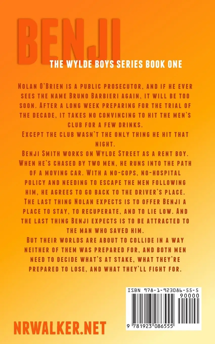 Rückseite: 9781923086555 | Benji - The Wylde Street Boys Book One Illustrated Cover | Walker