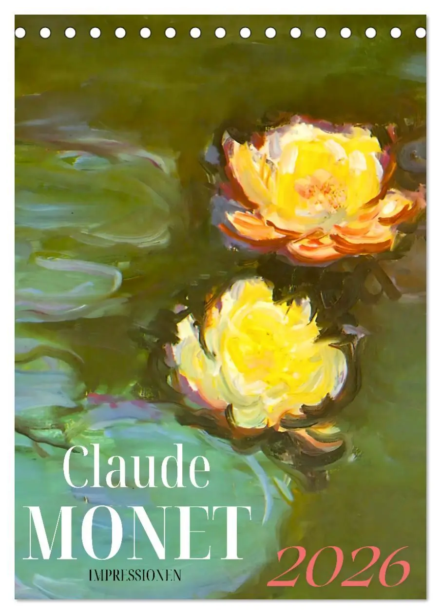 Cover: 9783457286555 | Claude Monet Impressionen 2026 (Tischkalender 2026 DIN A5 hoch),...