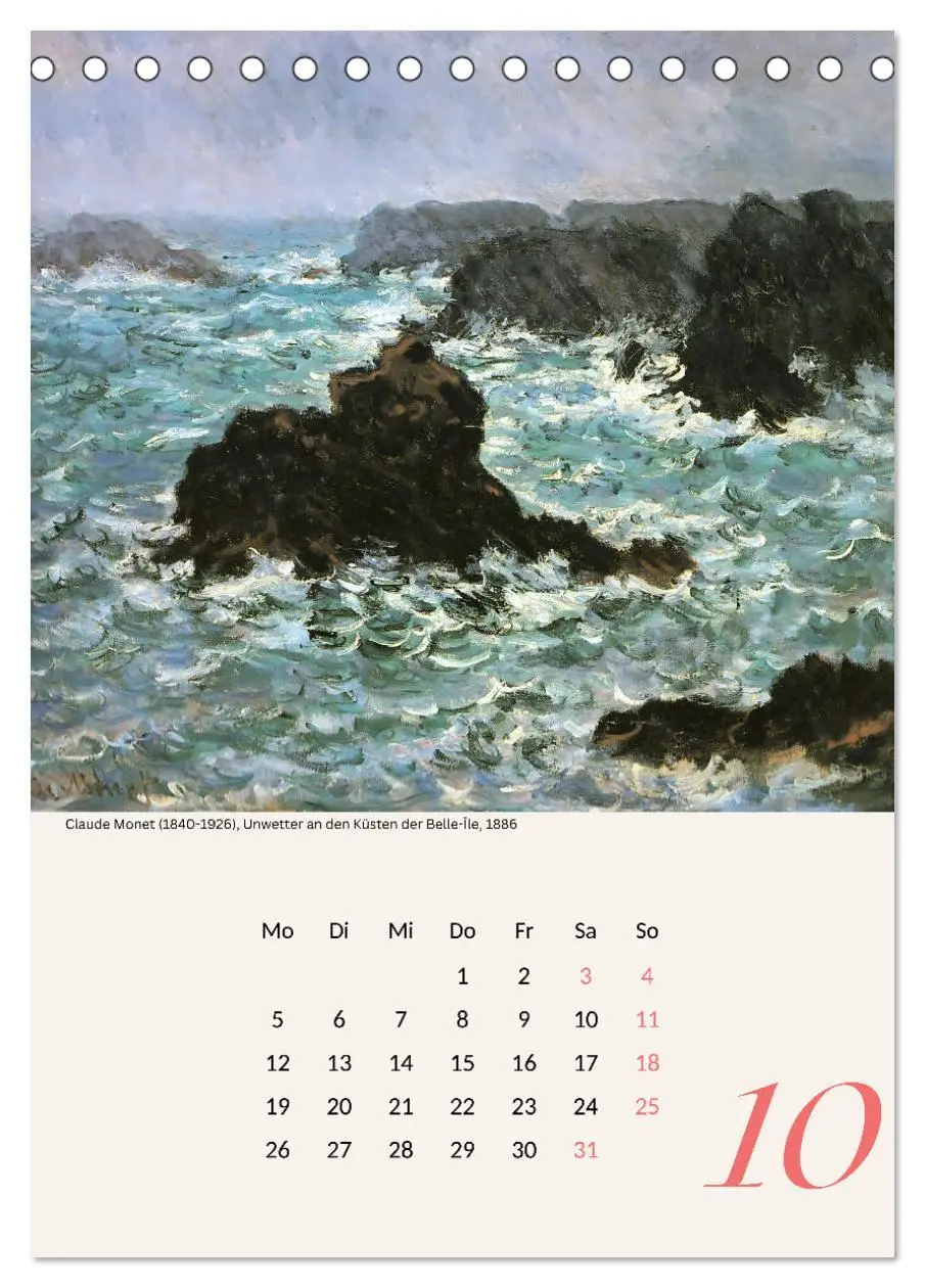 Bild: 9783457286555 | Claude Monet Impressionen 2026 (Tischkalender 2026 DIN A5 hoch),...