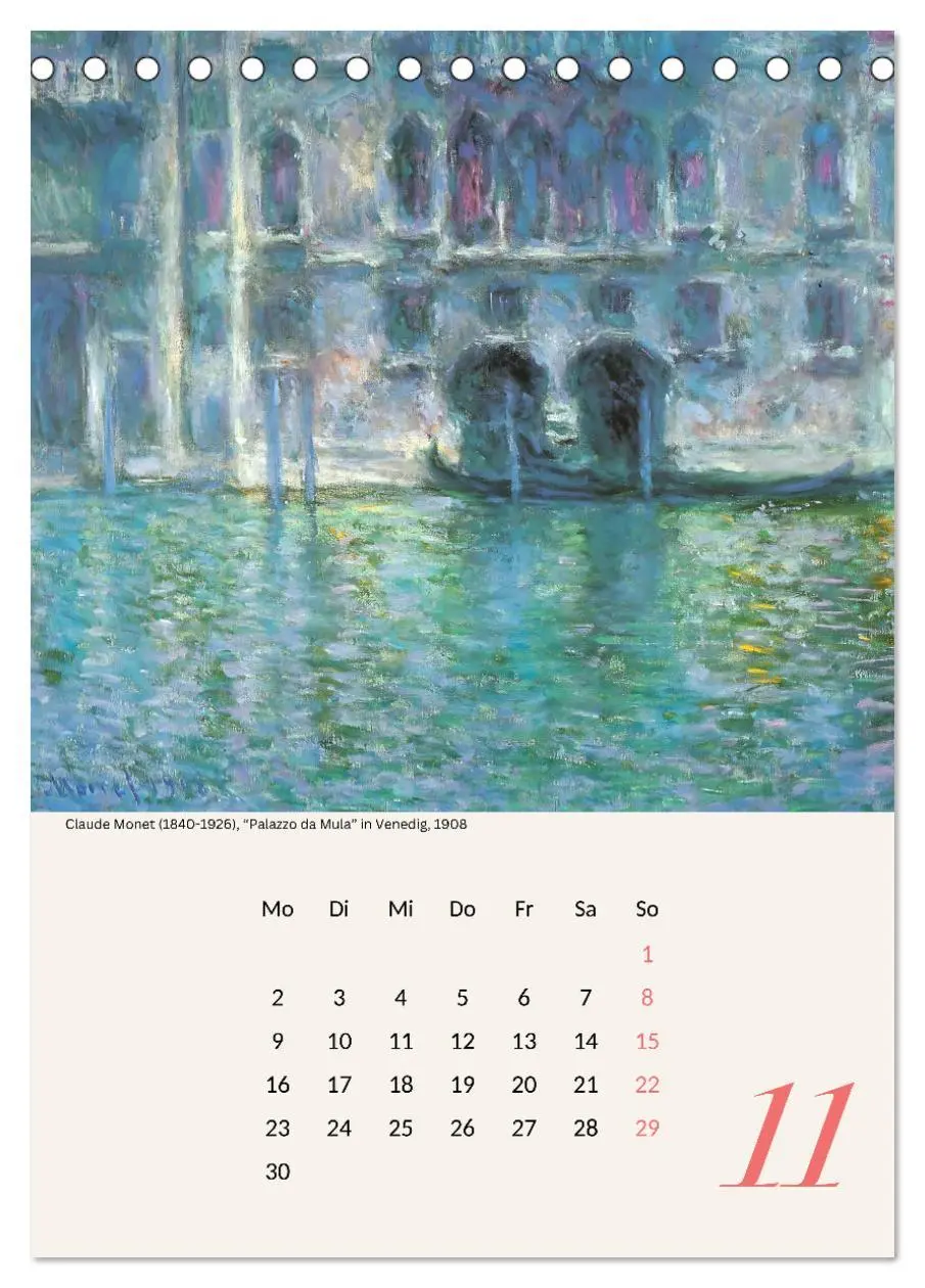 Bild: 9783457286555 | Claude Monet Impressionen 2026 (Tischkalender 2026 DIN A5 hoch),...