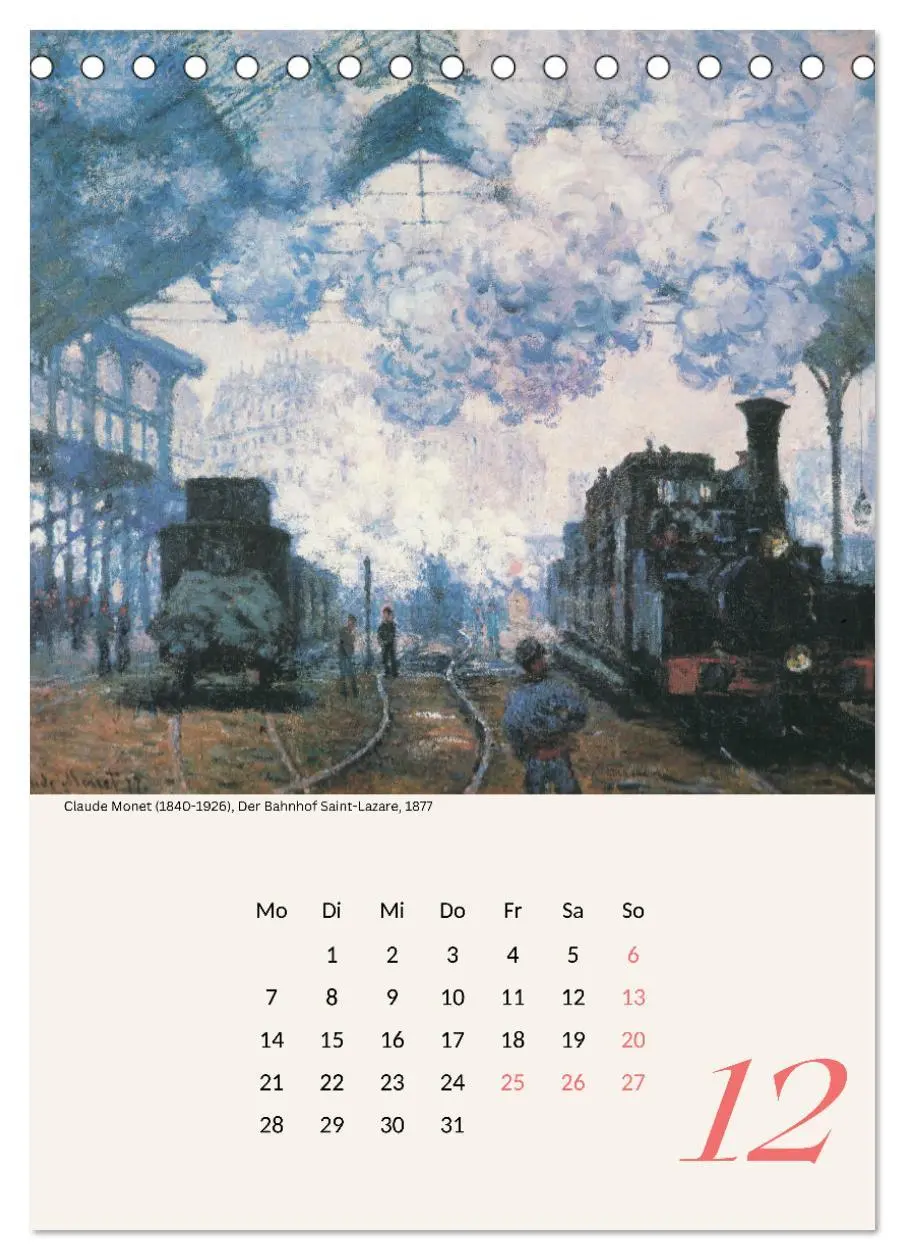 Bild: 9783457286555 | Claude Monet Impressionen 2026 (Tischkalender 2026 DIN A5 hoch),...