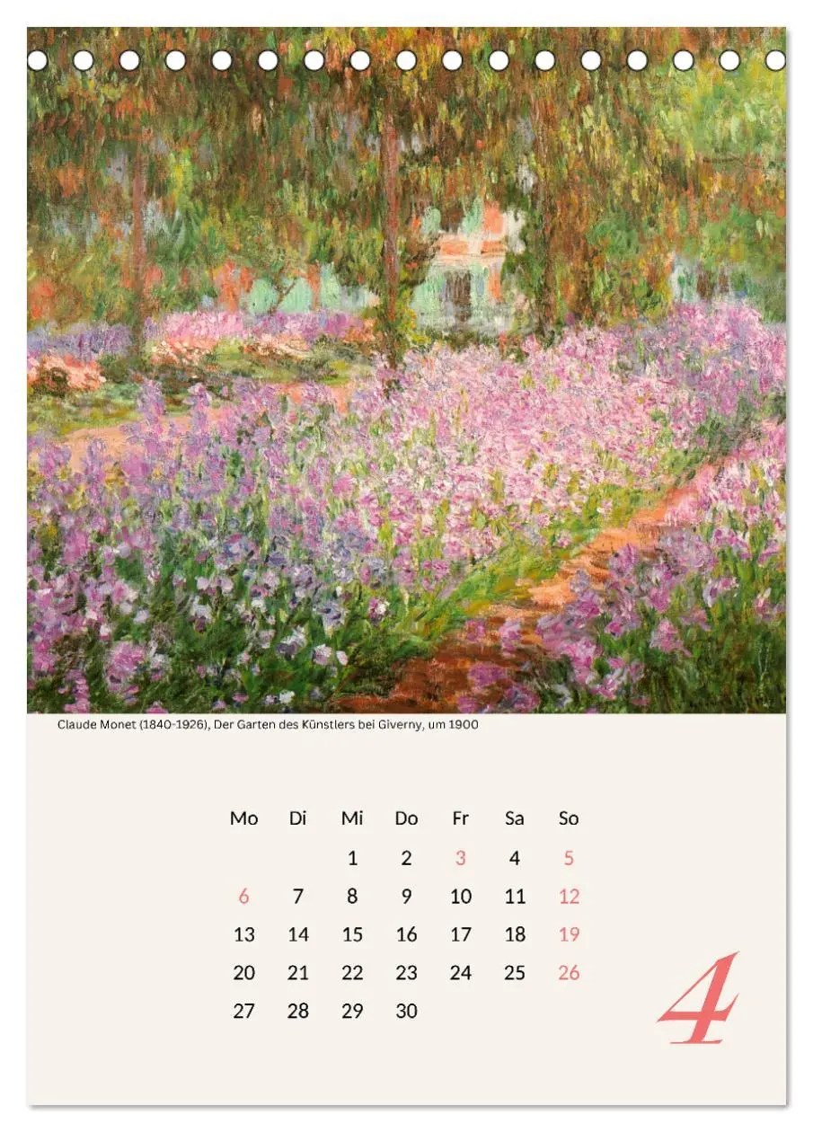 Bild: 9783457286555 | Claude Monet Impressionen 2026 (Tischkalender 2026 DIN A5 hoch),...