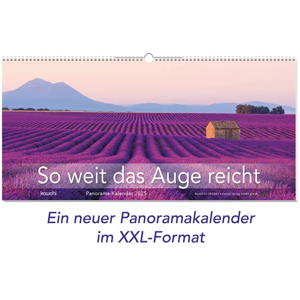 Cover: 9783754806555 | So weit das Auge reicht 2025 | Panoramakalender | Kalender | Deutsch