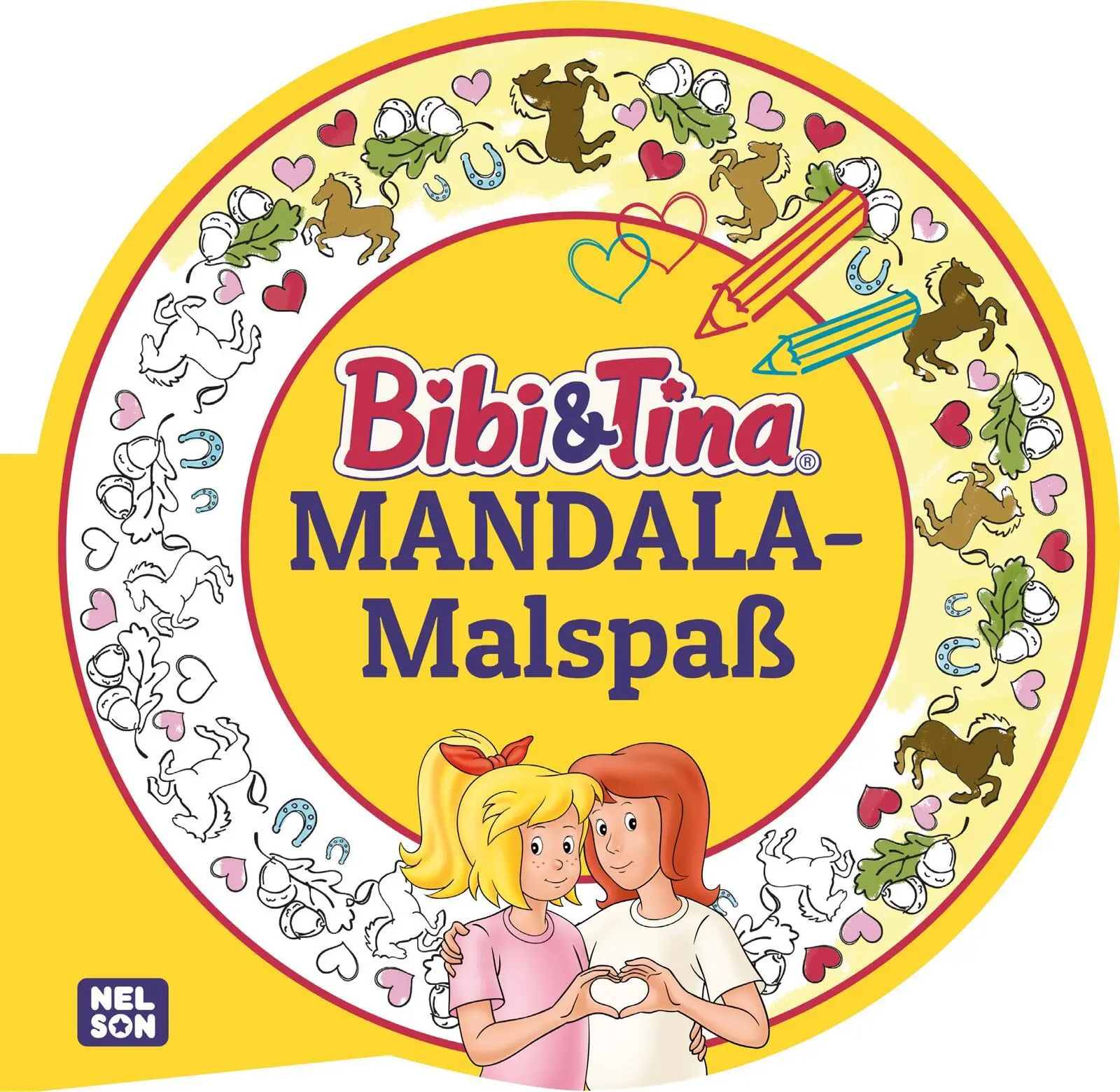 Cover: 9783845126555 | Bibi &amp; Tina: MANDALA-Malspaß | Freunde für immer! | Taschenbuch | 2024