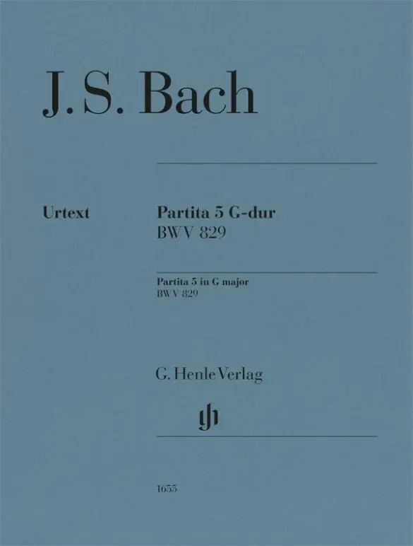 Cover: 9790201816555 | Johann Sebastian Bach - Partita Nr. 5 G-dur BWV 829 | Scheideler