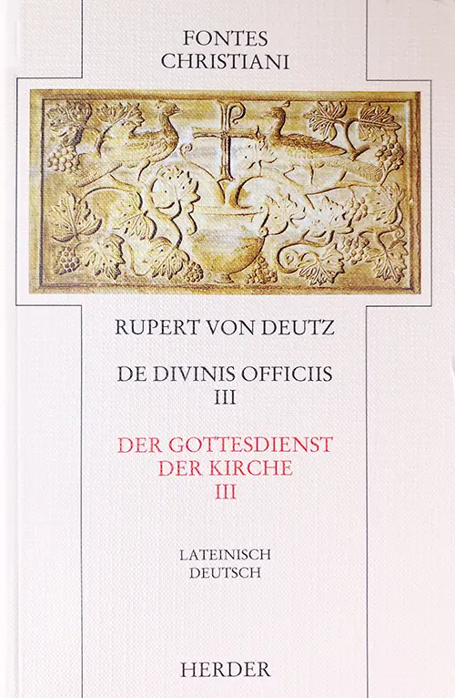 Cover: 9783451236655 | Fontes Christiani 2. Folge. Liber de divinis officiis.Tl.3 | Deutz