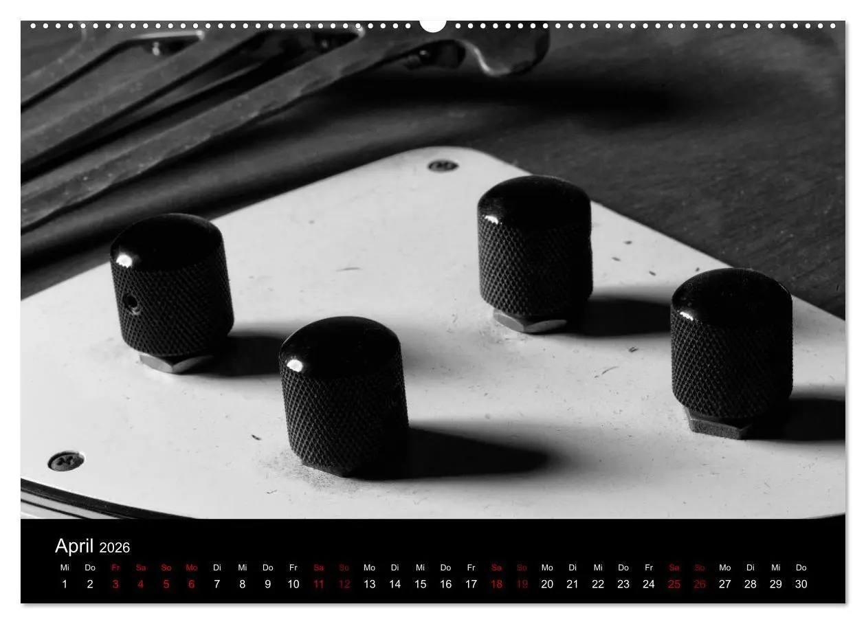 Bild: 9783457896655 | Regelwerke - Details alter E-Gitarren (Wandkalender 2026 DIN A2...