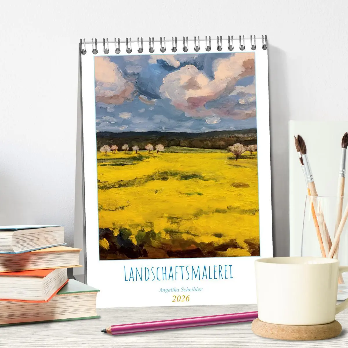 Bild: 9783516296655 | Landschaftsmalerei (Tischkalender 2026 DIN A5 hoch), CALVENDO...