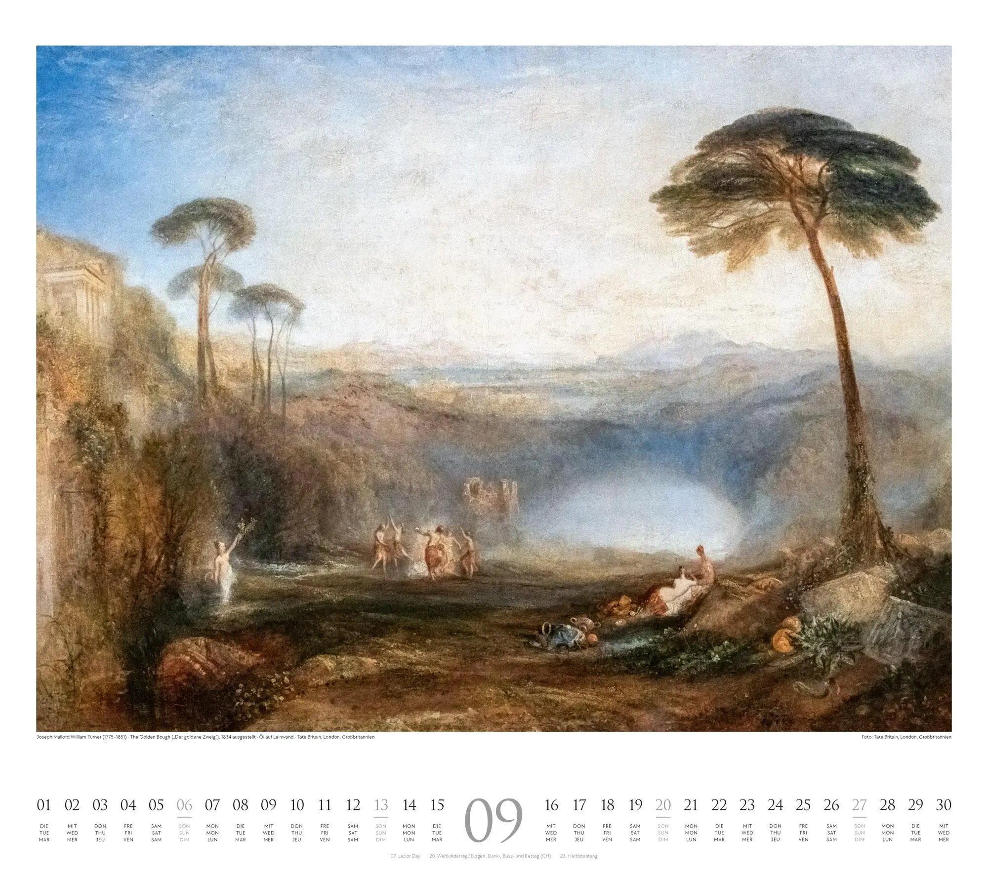 Bild: 9783838426655 | William Turner Kalender 2026 | William Turner (u. a.) | Kalender