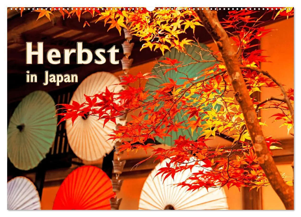 Cover: 9783457406755 | Herbst in Japan (Wandkalender 2026 DIN A2 quer), CALVENDO...