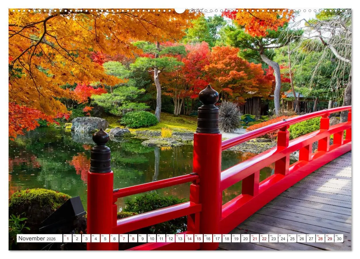 Bild: 9783457406755 | Herbst in Japan (Wandkalender 2026 DIN A2 quer), CALVENDO...