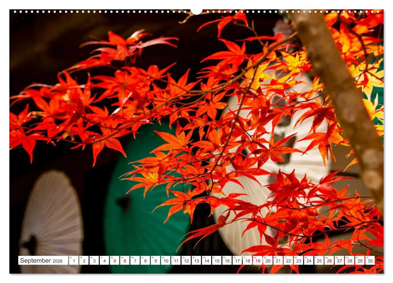 Bild: 9783457406755 | Herbst in Japan (Wandkalender 2026 DIN A2 quer), CALVENDO...
