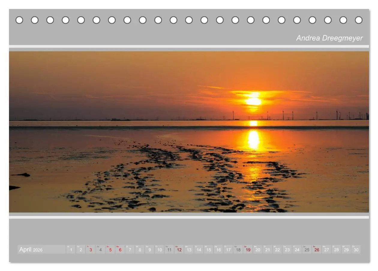 Bild: 9783457886755 | Krummhörn im Panorama-Format (Tischkalender 2026 DIN A5 quer),...