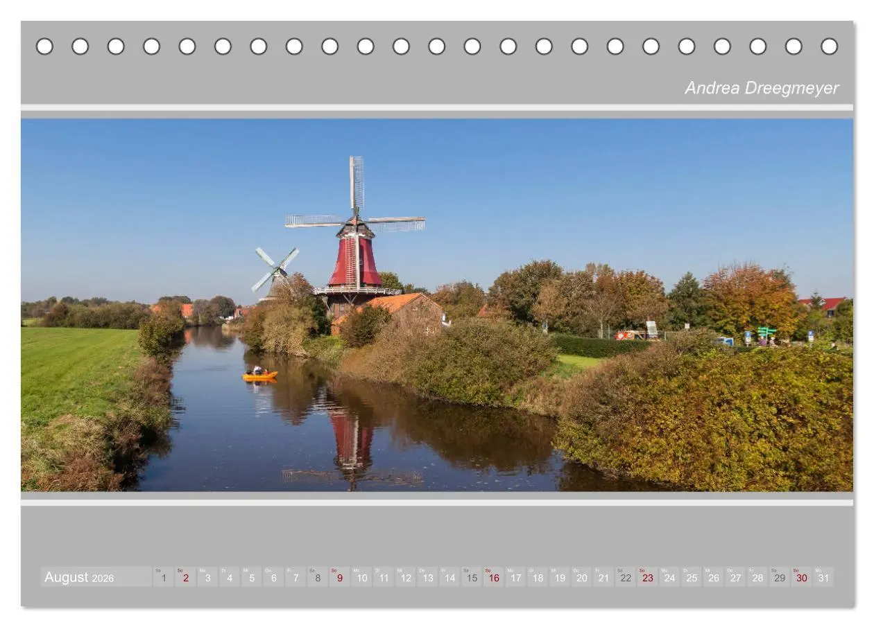 Bild: 9783457886755 | Krummhörn im Panorama-Format (Tischkalender 2026 DIN A5 quer),...